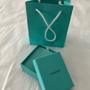 Tiffany empty box and bag